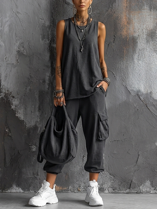 Camilla | Conjunto Casual con Bolsillos