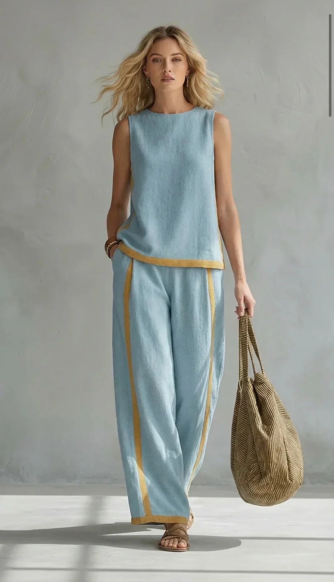 Elisa | Conjunto con Detalles en Contraste