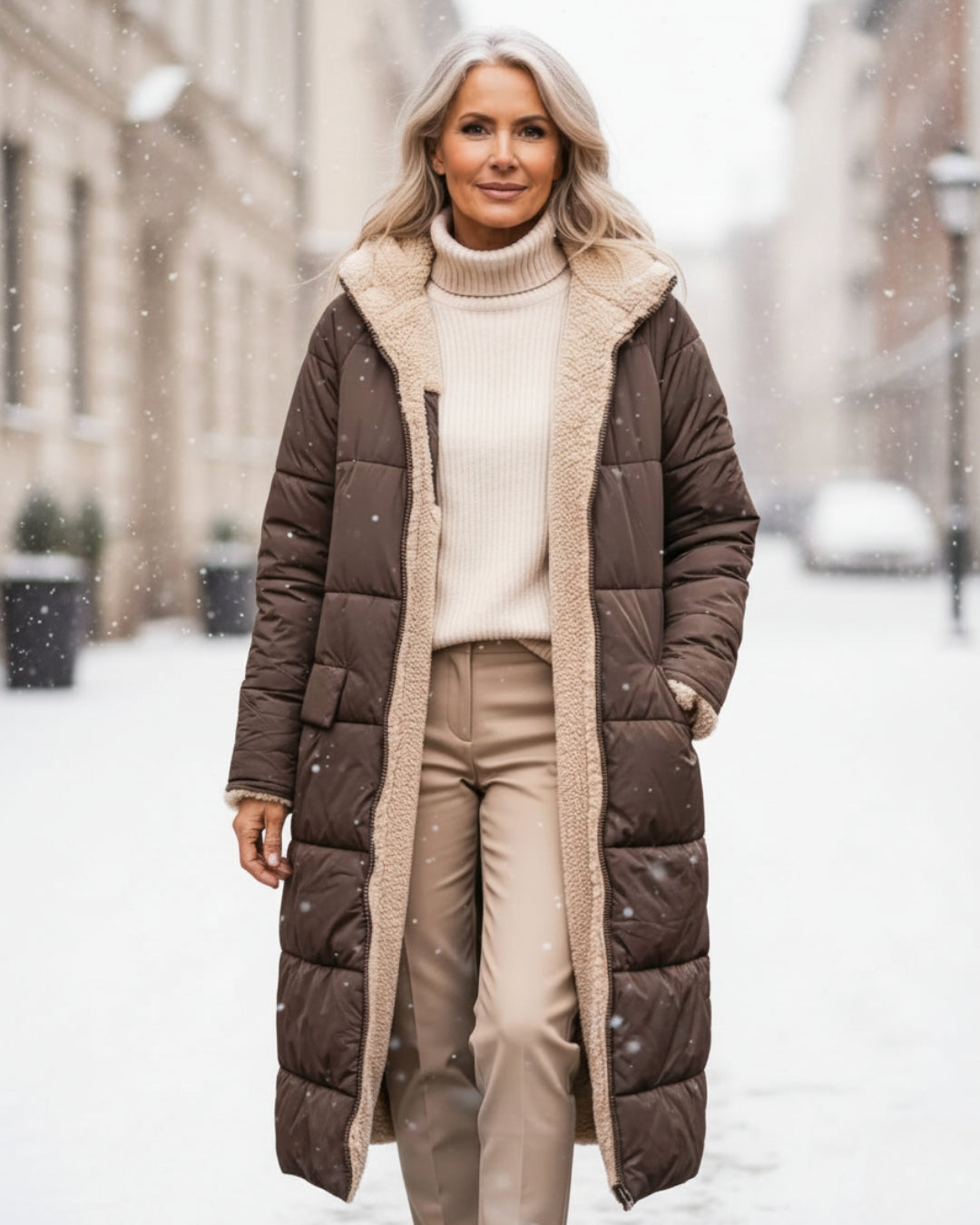 Ester | Abrigo de Invierno de Sherpa