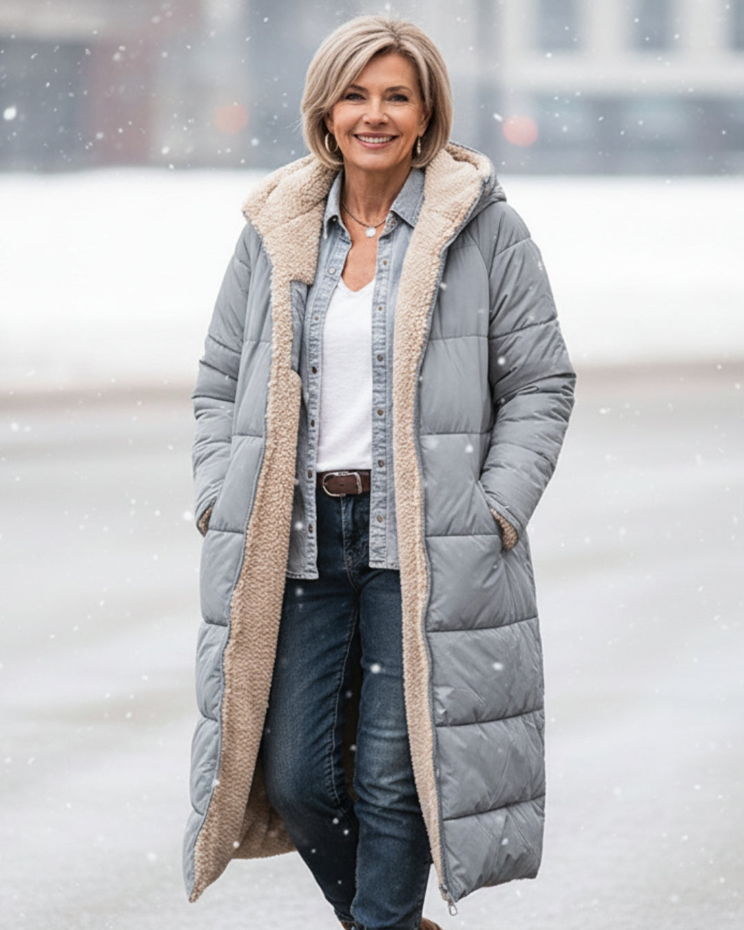 Ester | Abrigo de Invierno de Sherpa