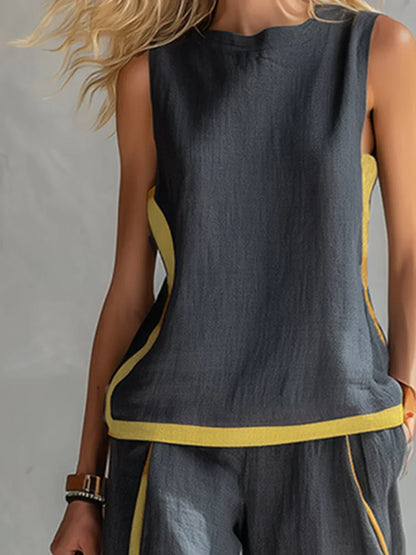 Elisa | Conjunto con Detalles en Contraste
