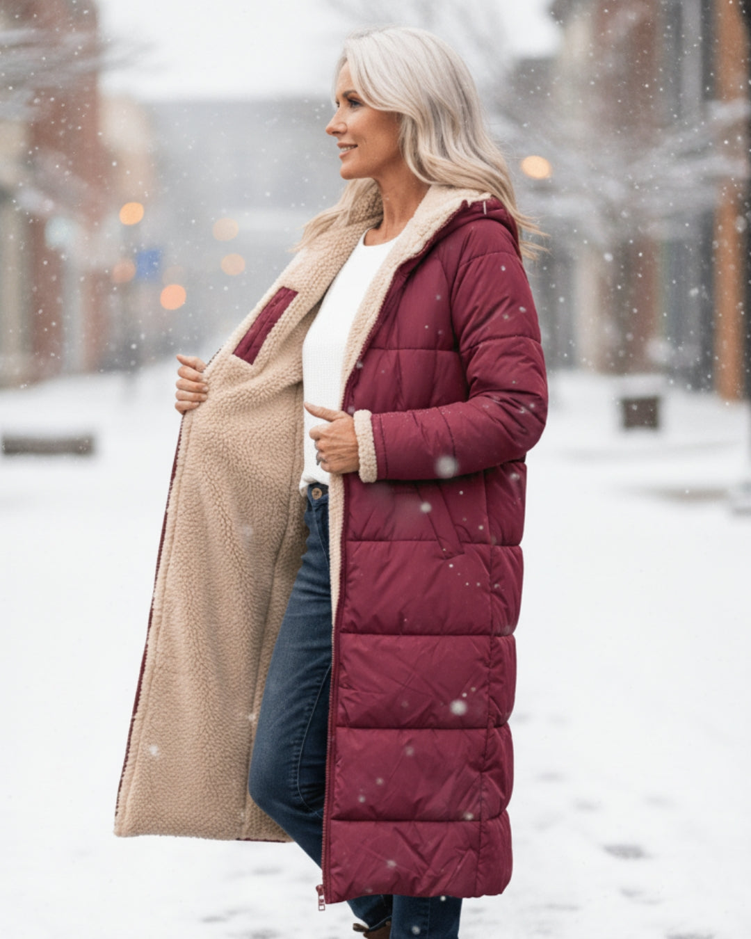 Ester | Abrigo de Invierno de Sherpa