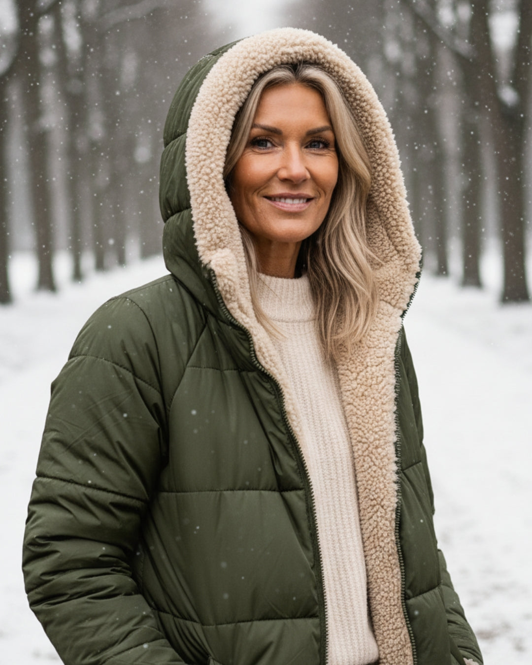 Ester | Abrigo de Invierno de Sherpa