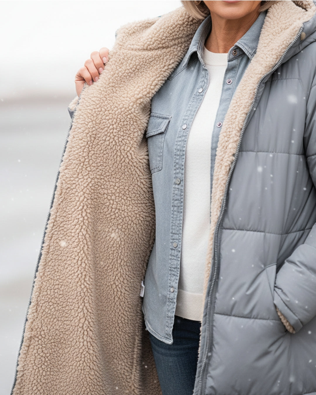 Ester | Abrigo de Invierno de Sherpa