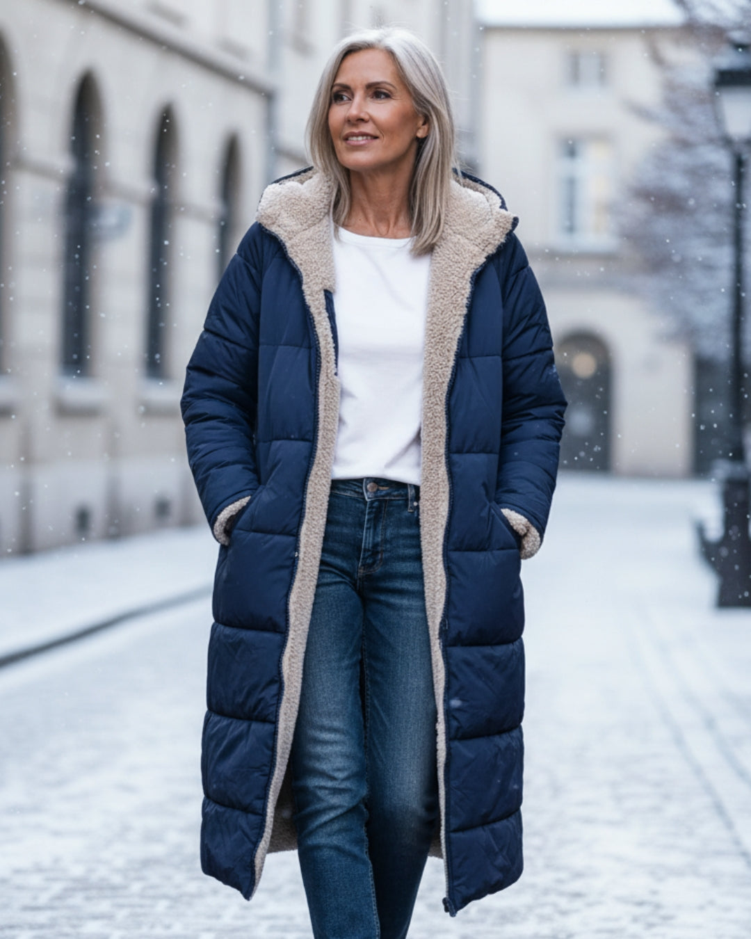 Ester | Abrigo de Invierno de Sherpa