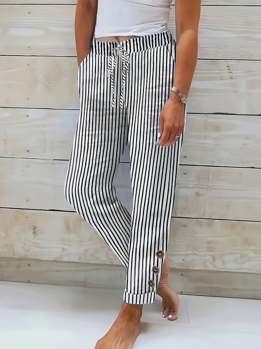 Portofino | Pantaloni Righe Casual