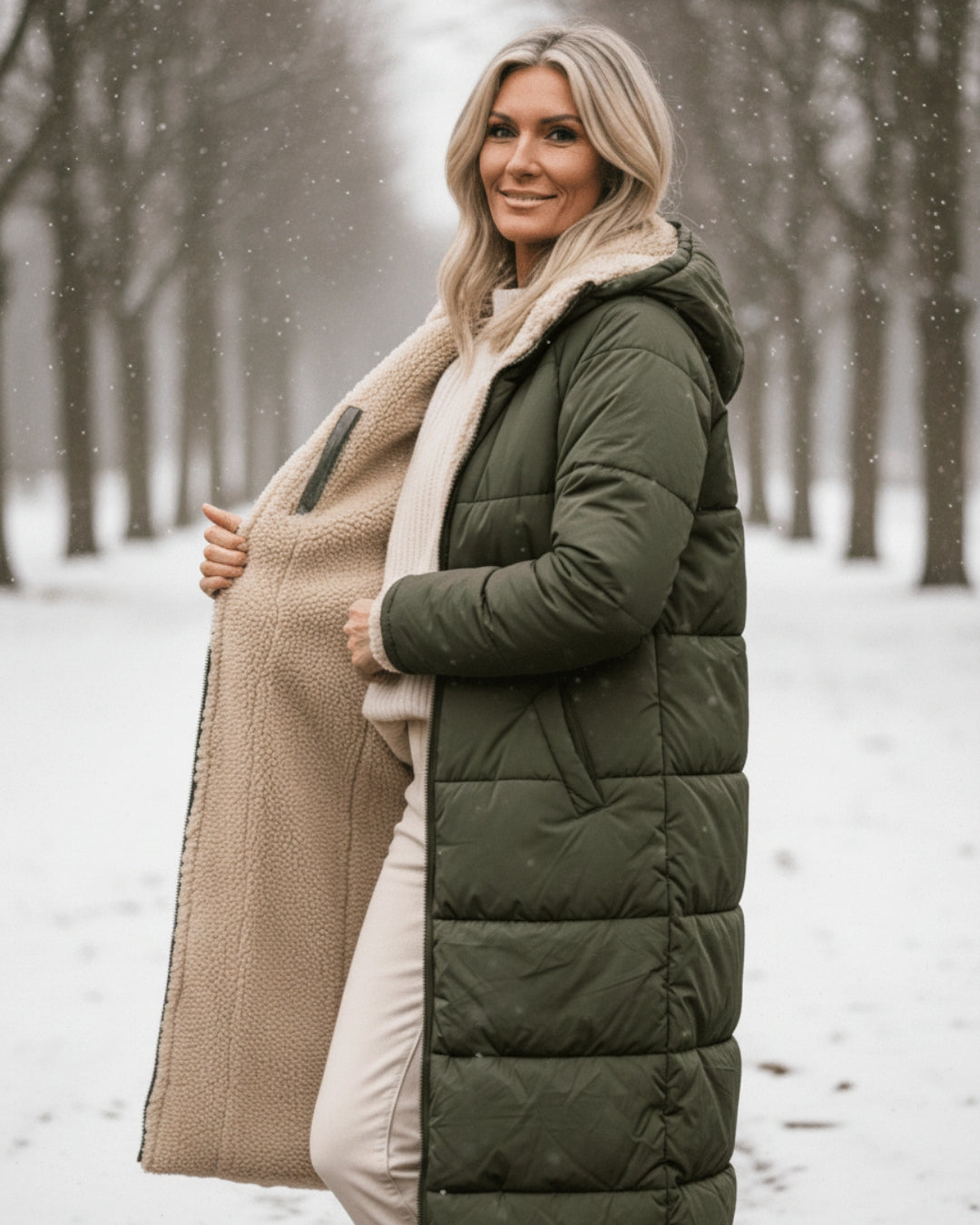 Ester | Abrigo de Invierno de Sherpa