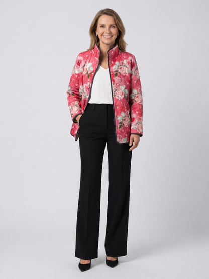 Cristina | Giacca Trapuntata Rose Polverose