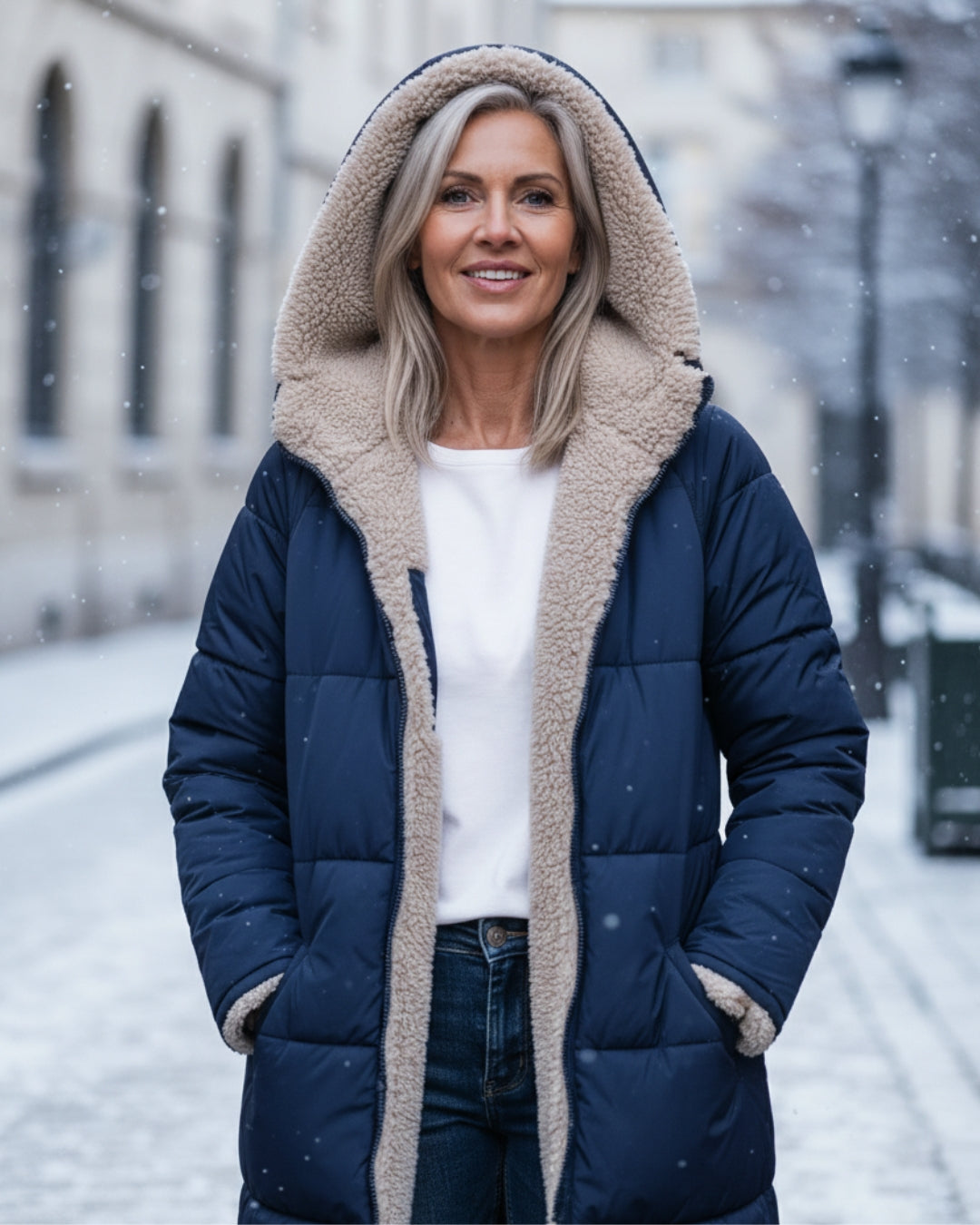 Ester | Abrigo de Invierno de Sherpa