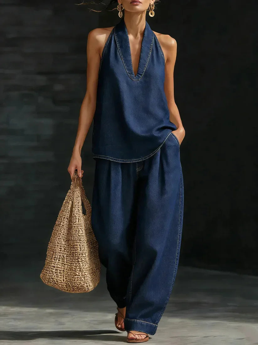 Aurora | Conjunto con Escote Fluido
