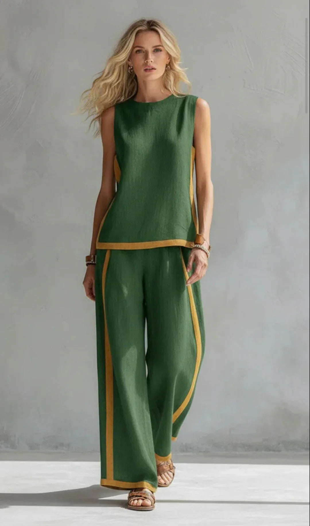 Elisa | Conjunto con Detalles en Contraste