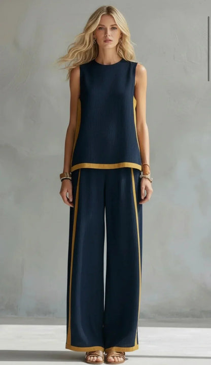 Elisa | Conjunto con Detalles en Contraste