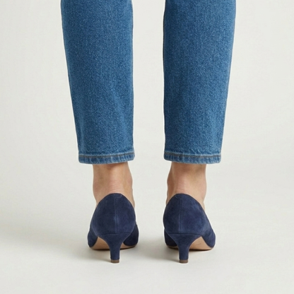 Victorie | Kitten Heel Camoscio