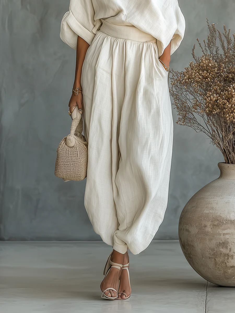 Beatrice | Conjunto Drapeado de un Hombro