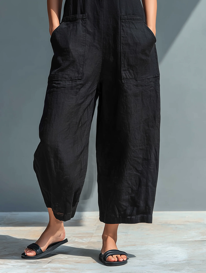 Letizia | Jumpsuit Minimalista Senza Maniche