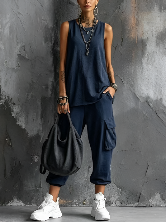 Camilla | Conjunto Casual con Bolsillos