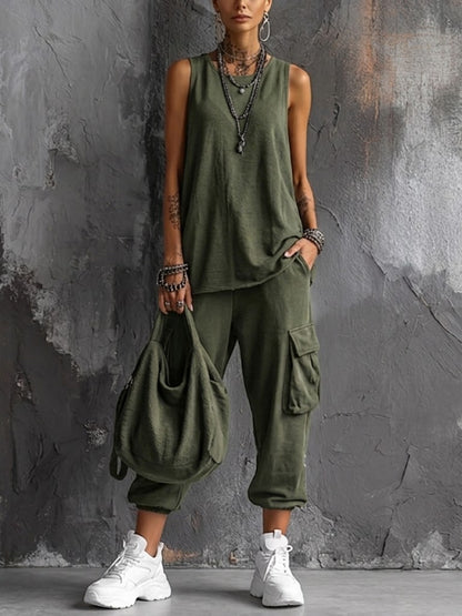 Camilla | Conjunto Casual con Bolsillos